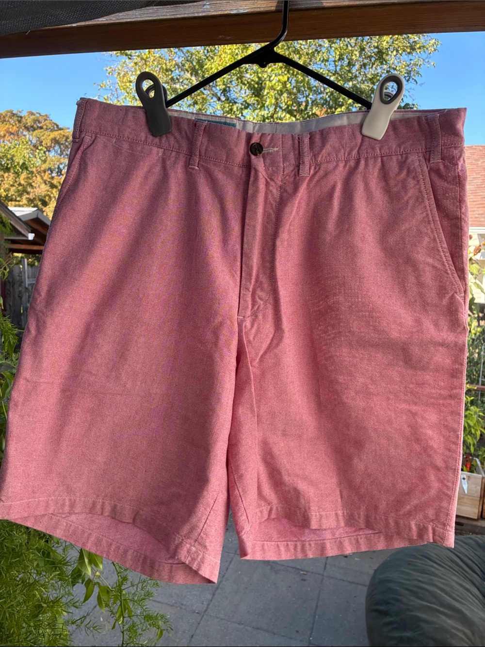 Castaway Men's Dusty Pink Flat Front Shorts